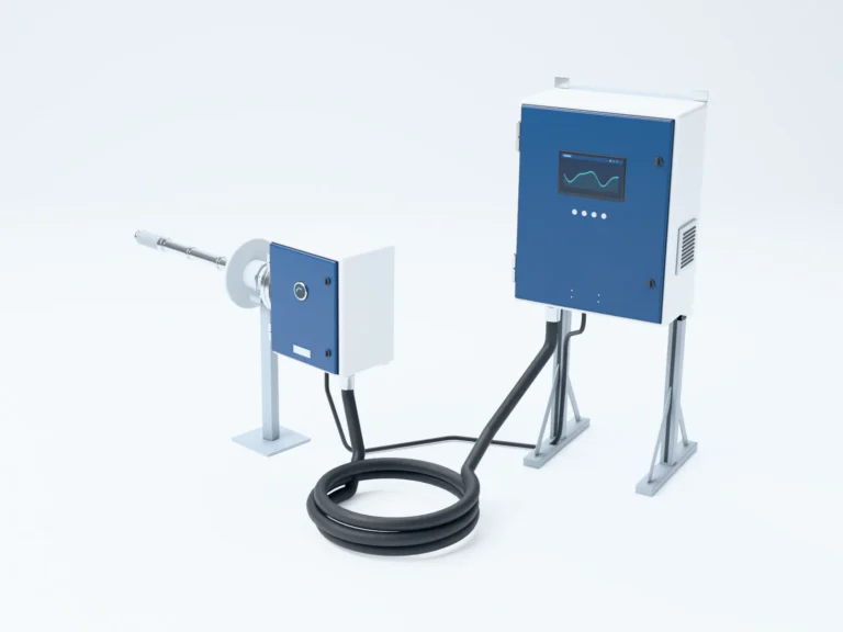 Probe terpanaskan, heated sample line, dan kabinet analyzer CEMS hot-wet