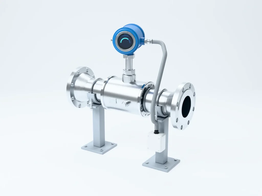 Watercut analyzer inline pada spool pipa dengan transmitter